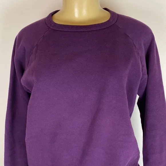 FREE CITY Sweatshirt Giant Open Hand Raglan in Purple women’s Size S - Picture 9 of 10